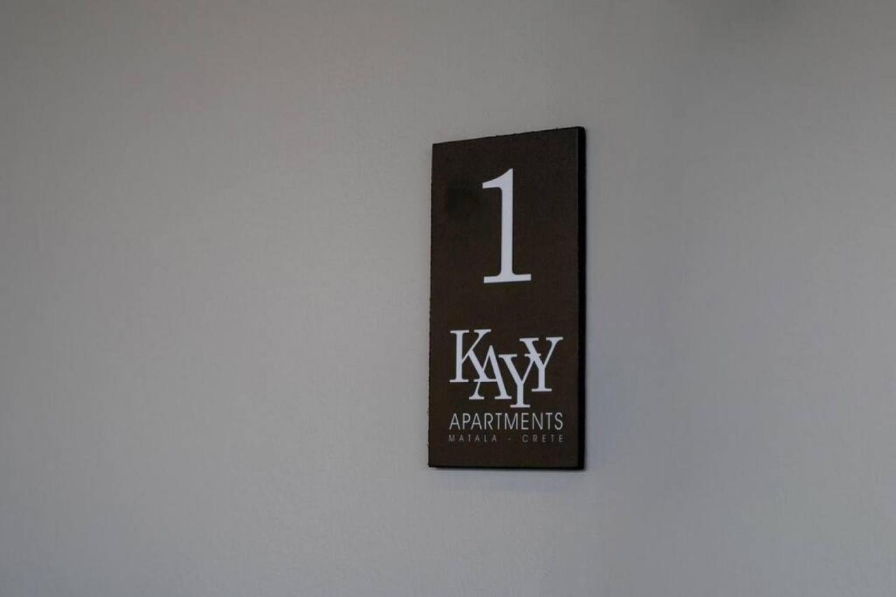 Kayy Apartments 1 In Matala Exteriör bild